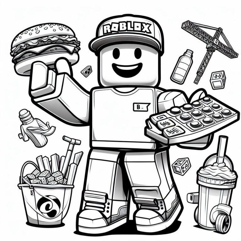 Desenhos para colorir &#; roblox