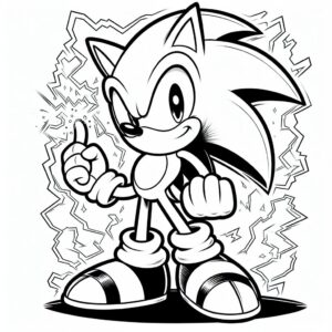 Desenhos para colorir Sonic