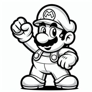 Super Mario Bros Desenhos para colorir