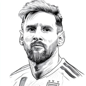 desenhos simples para colorir do lionel messi451 1