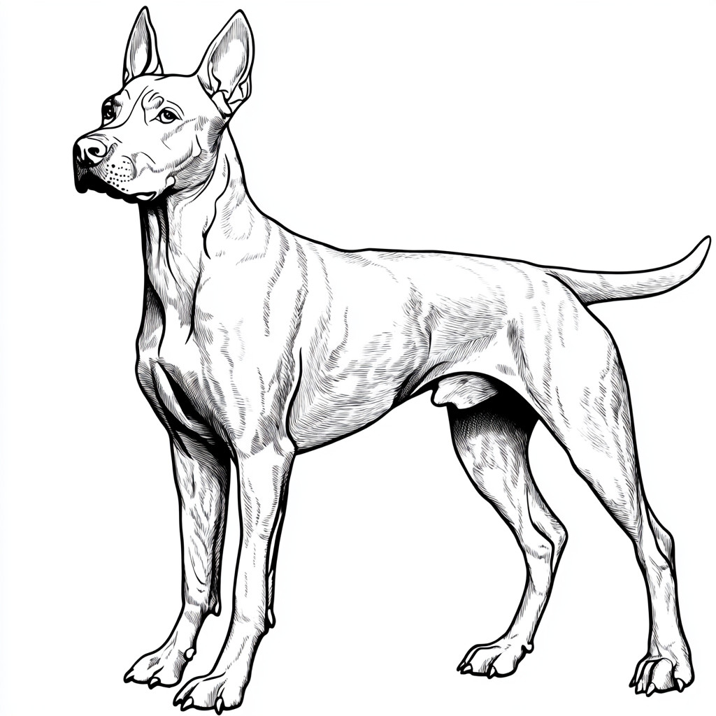 Desenho para colorir e imprimir Cachorro