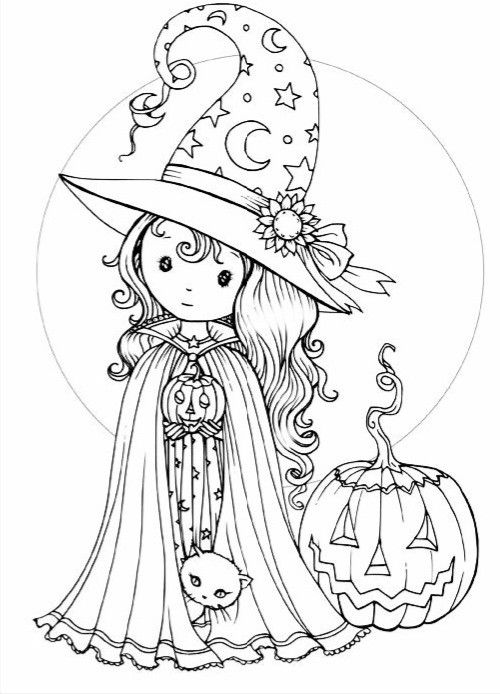 Desenho para colorir e imprimir Halloween