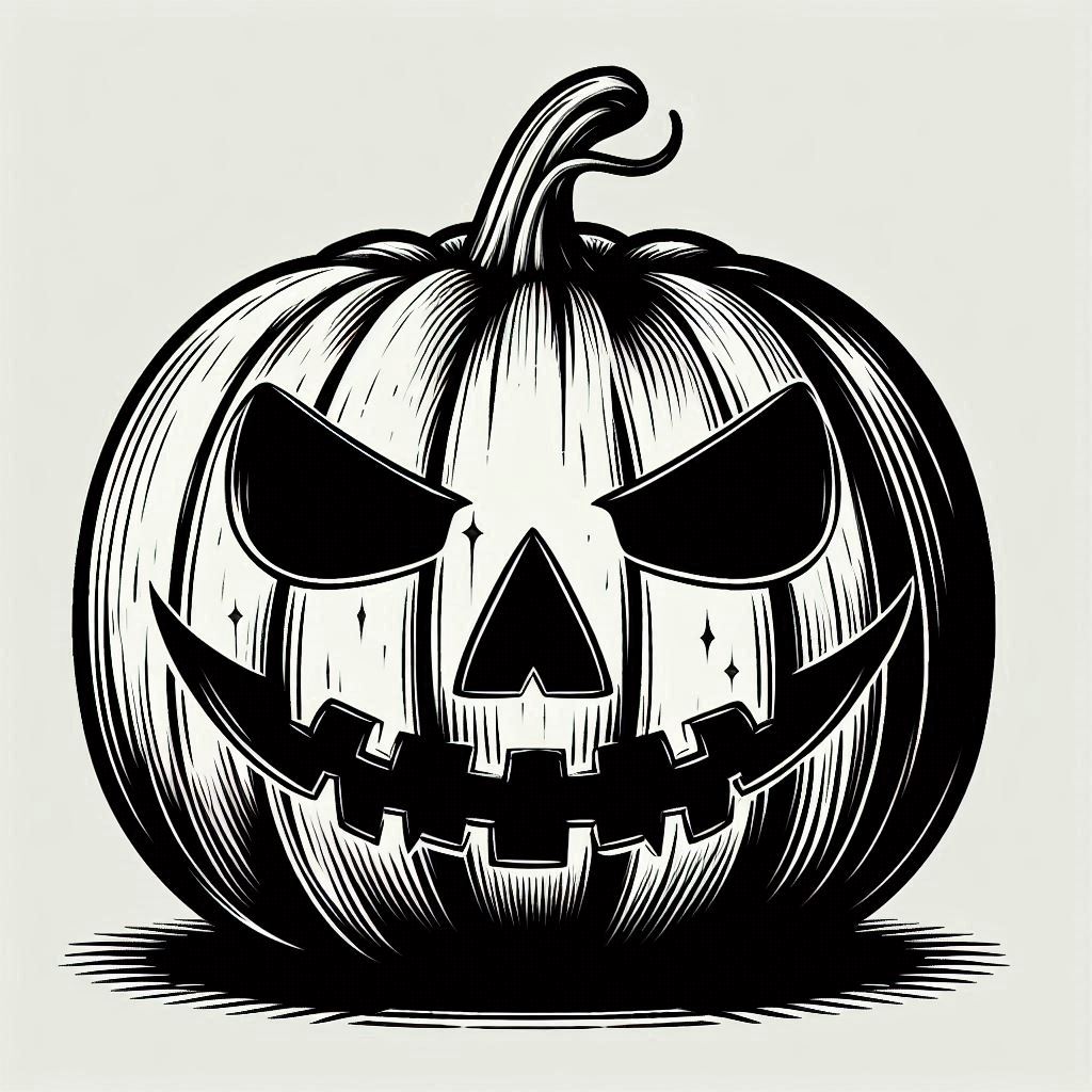 Desenho para colorir e imprimir Halloween