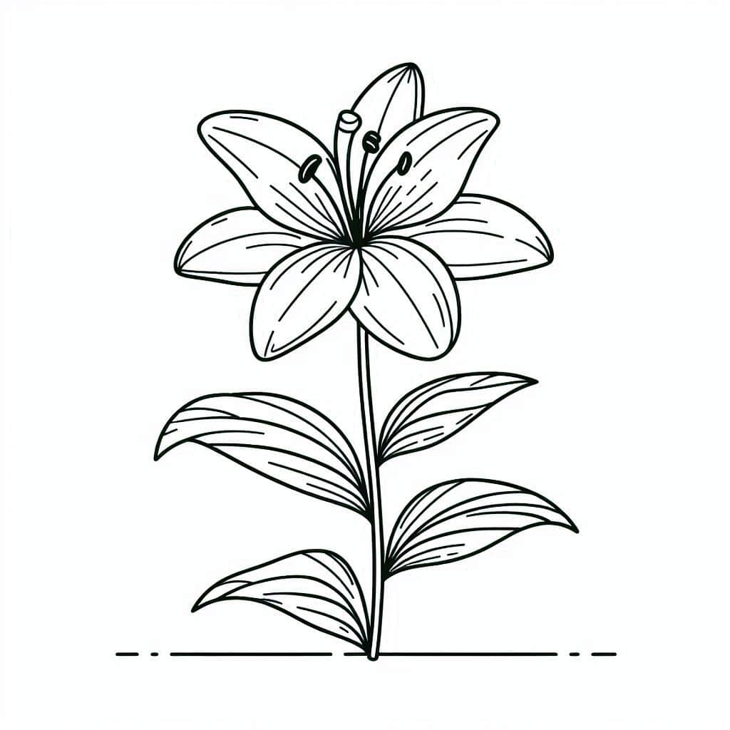 Desenhos de flores para colorir e imprimir