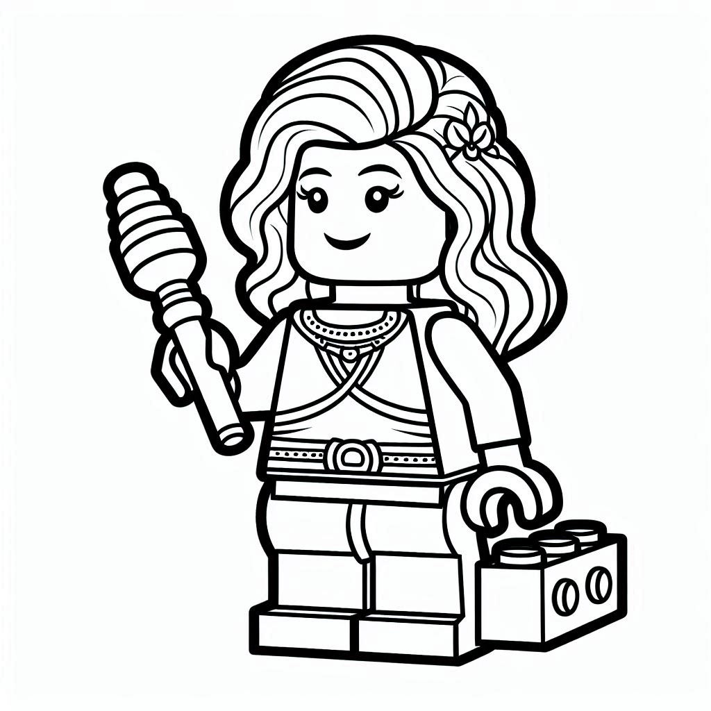 Desenho para colorir e imprimir Lego