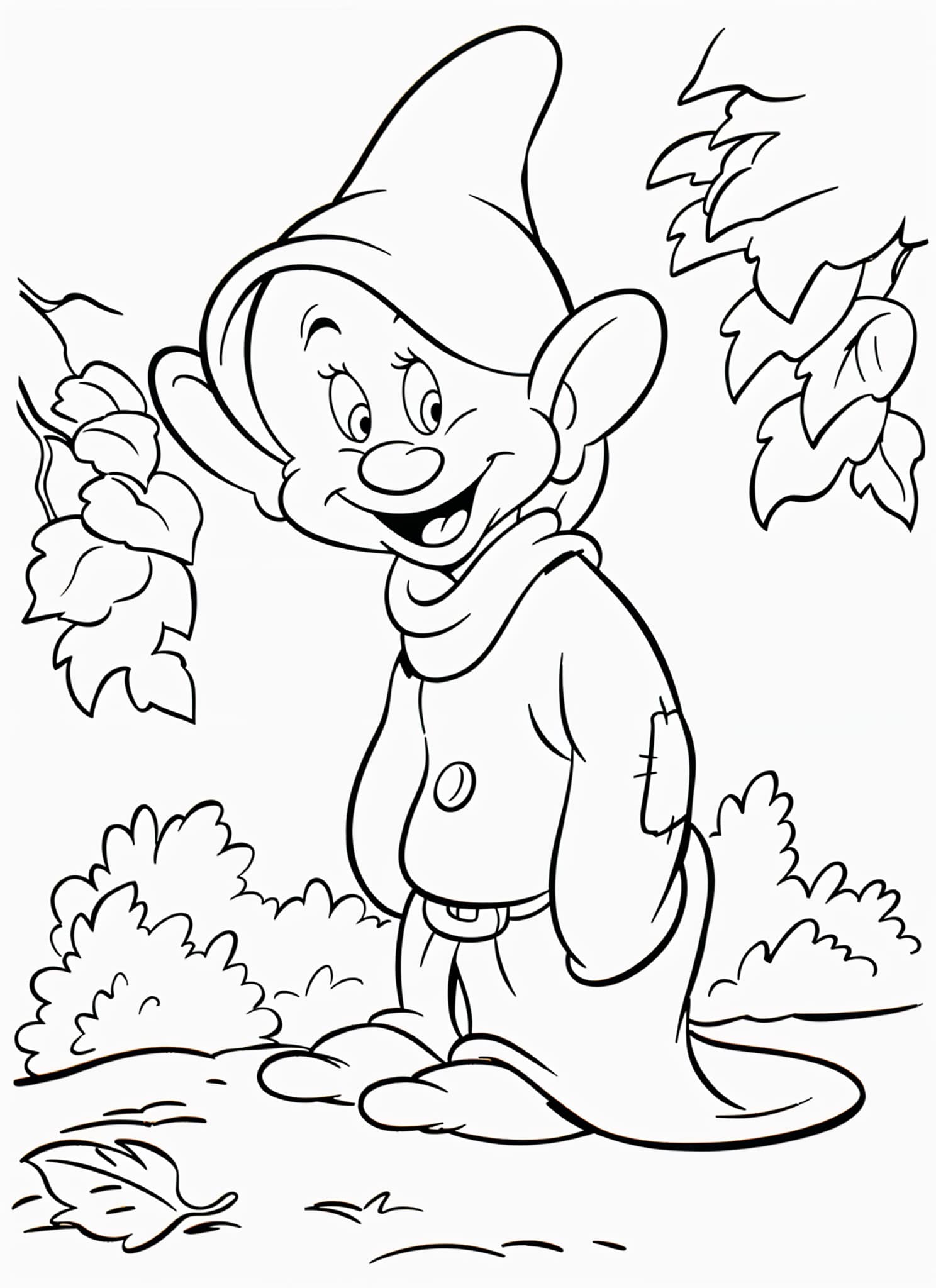 Desenho para colorir e imprimir Branca De Neve