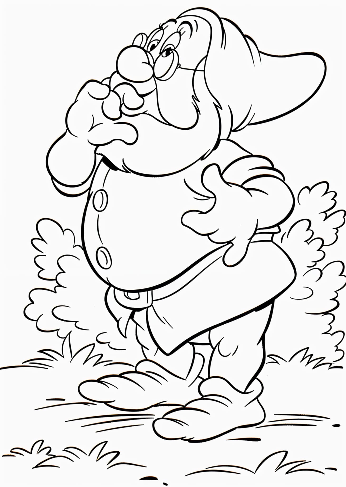 Desenho para colorir e imprimir Branca De Neve