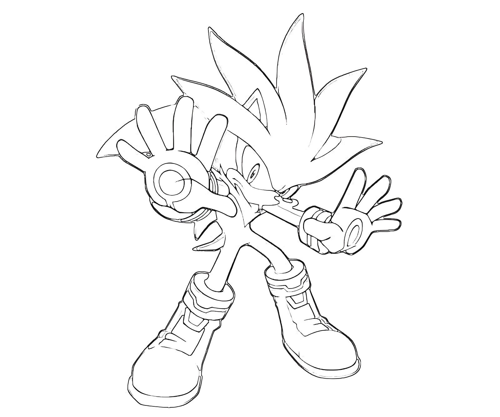 Desenho para colorir e imprimir Sonic