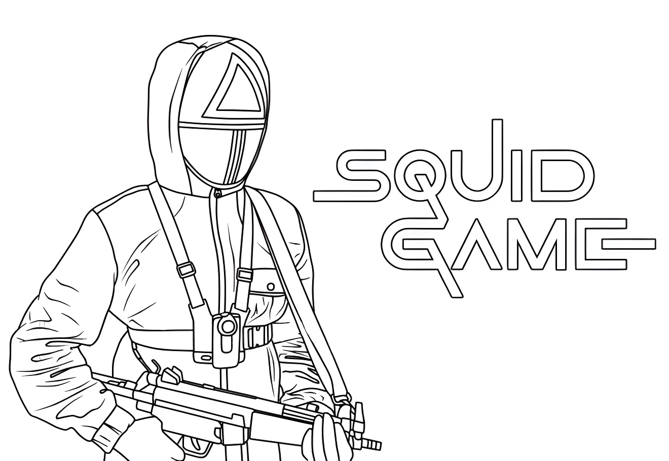 Desenho para colorir Round 6