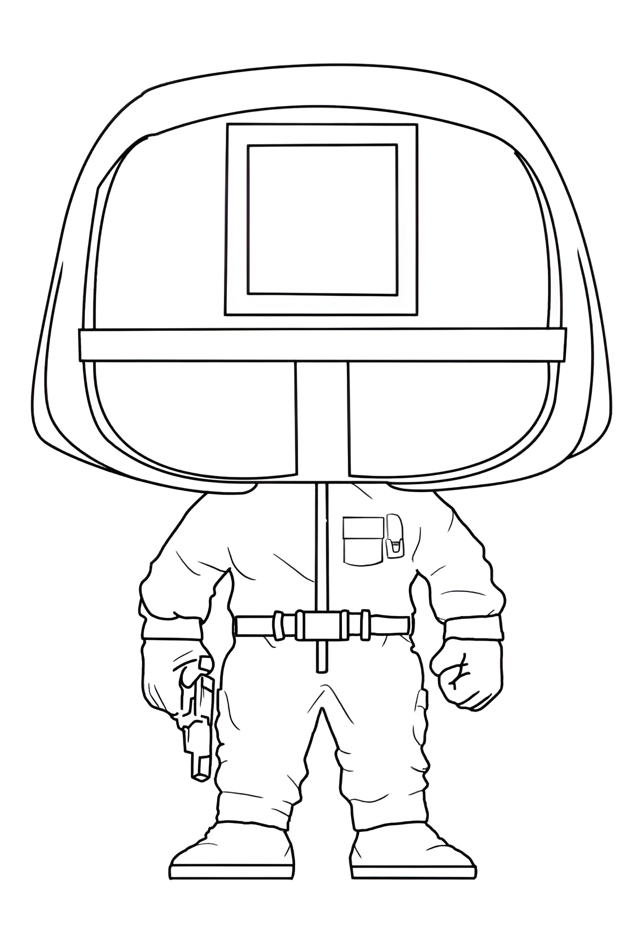 Desenho para colorir Round 6