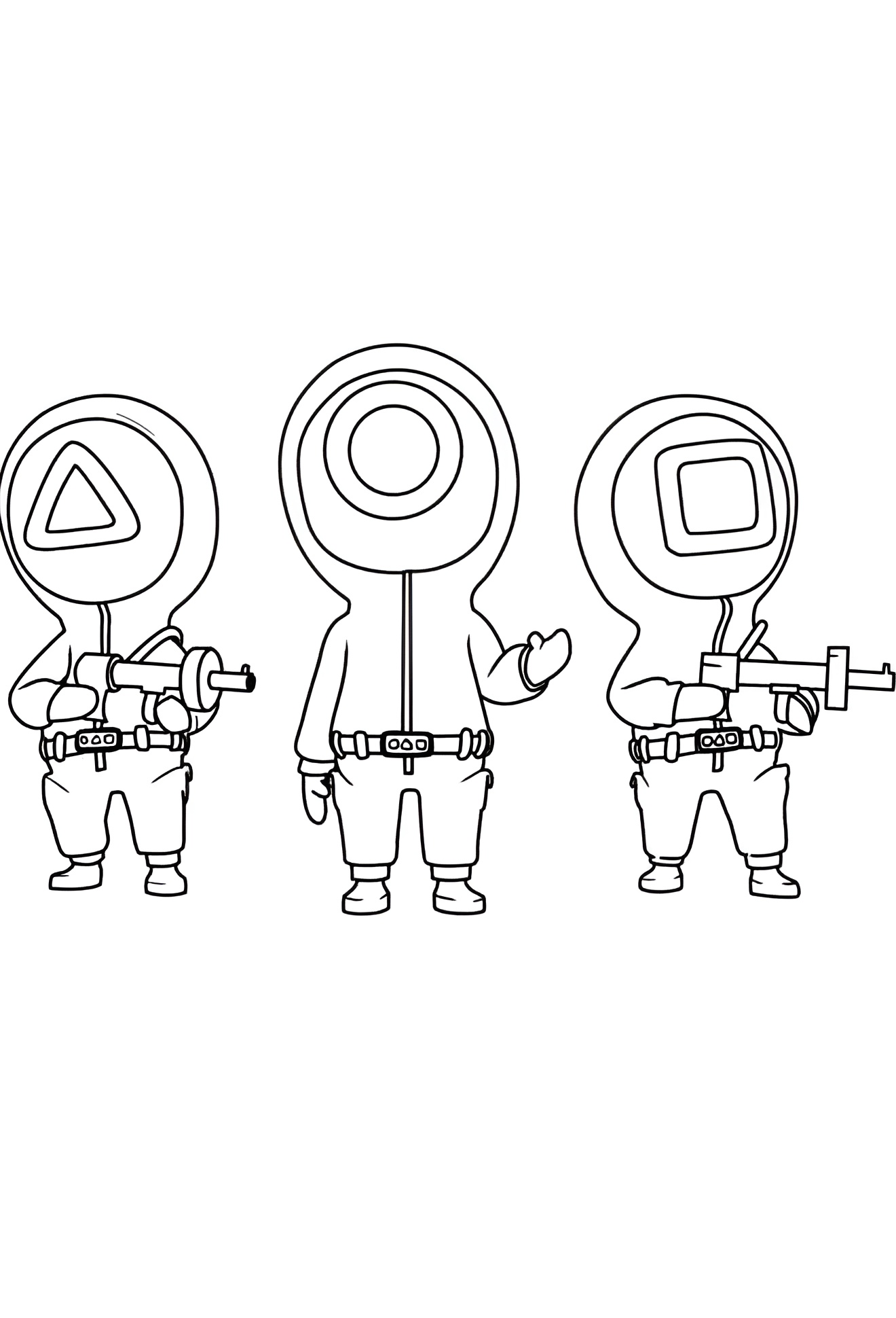 Desenho para colorir Round 6