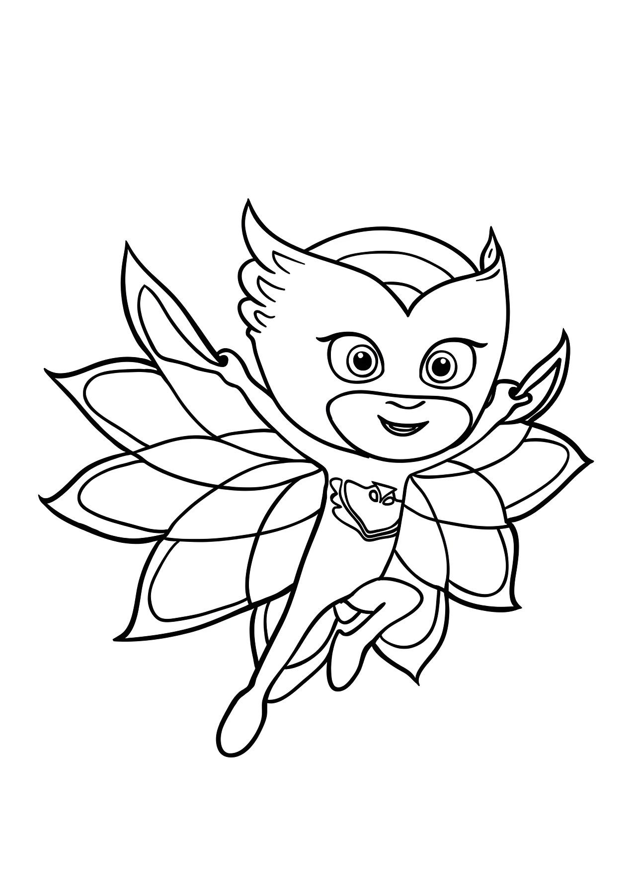 Desenho para colorir Pj Masks