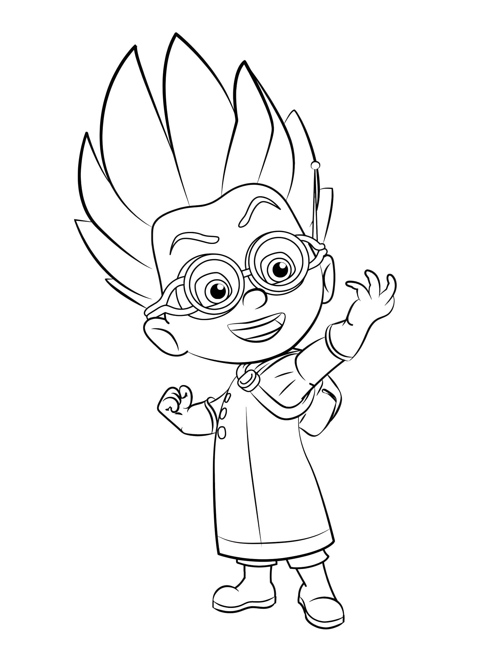 Desenho para colorir Pj Masks