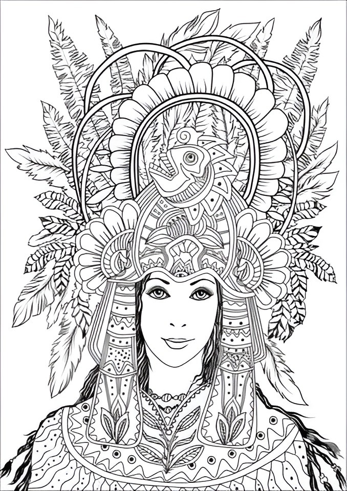 Desenho para colorir Carnaval