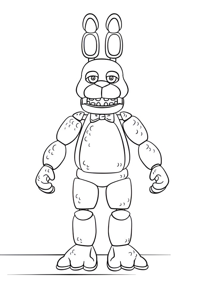 Desenho para colorir Fnaf